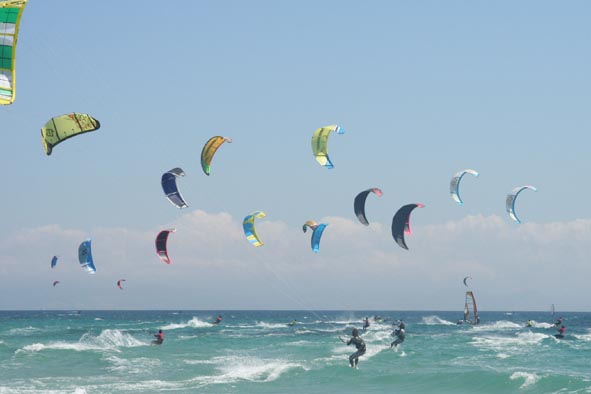 Kitesurfing i Tarifa